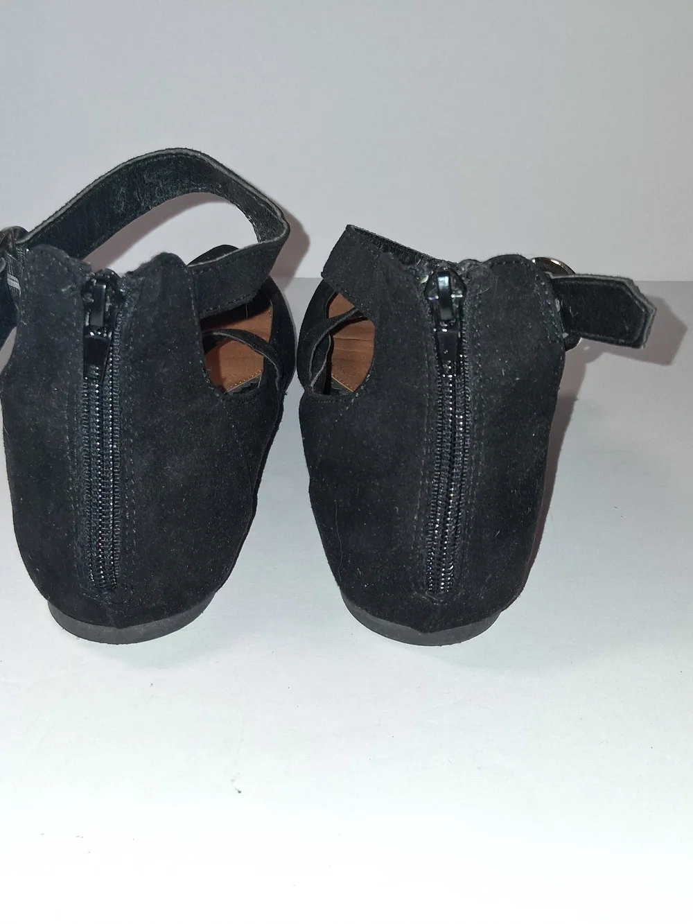 Rampage Women's Black Pointed Mary Jane Flats